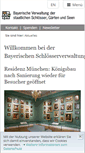 Mobile Screenshot of palaces.bavaria.de